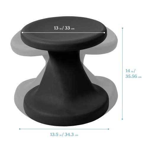 Twist Wobble Stool, 14in Seat Height, Active Seating