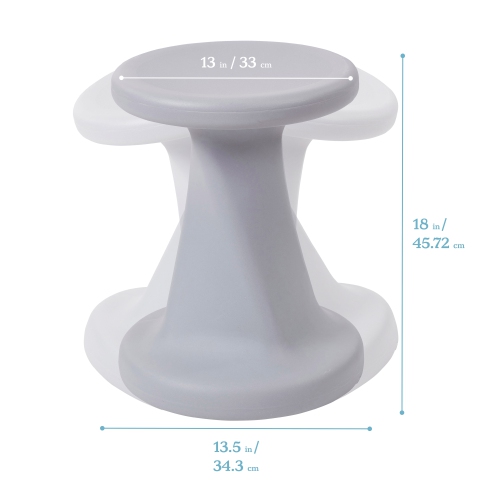 Twist Wobble Stool, 18in Seat Height, Active Seating