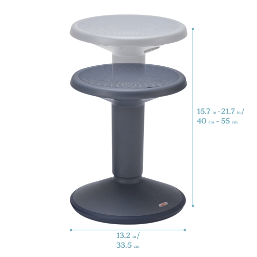 SitWell Adjustable Height Wobble Stool, Active Flexible Seating Chair