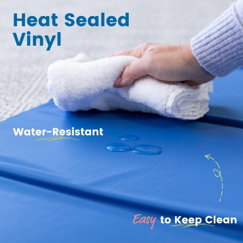 Tapis de repos pliables, serviettes de sieste pour enfants, 4 plis, 5/8 po d'épaisseur, paq./5