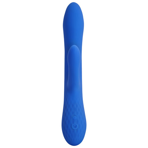 Vibromasseur double de luxe de plusOne Bleu Best Buy Canada