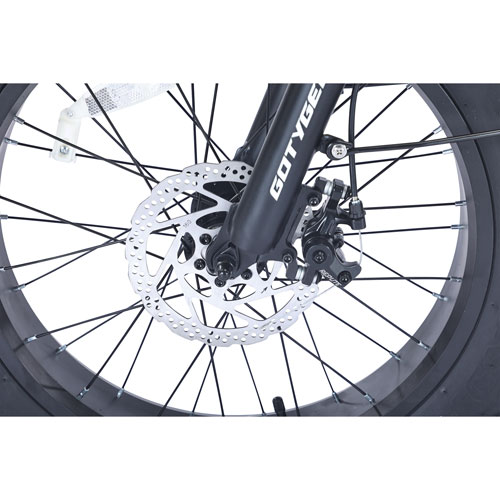 Gotyger Powerpath Foldable Step-Through Electric Cargo Bike - Black