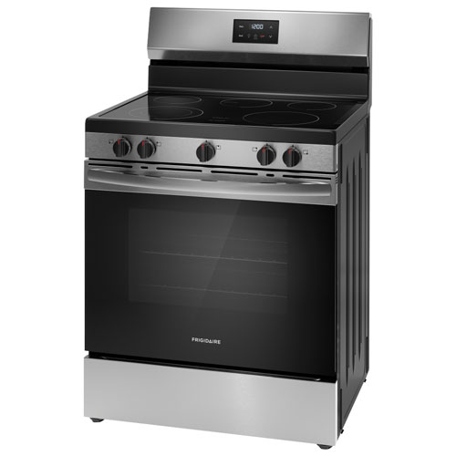 Cuisinière électrique autonome à 5 éléments de 5,3 pi³ et 30 po de Frigidaire - Inox