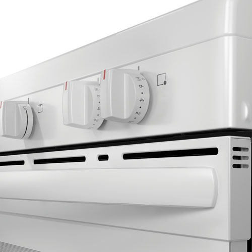 Cuisinière électrique autonome à 5 éléments de 5,3 pi³ et 30 po de Frigidaire - Blanc