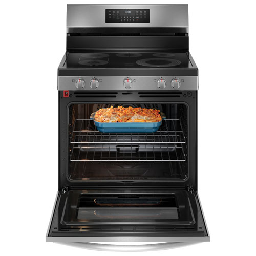 Frigidaire Gallery 30" 5.3 Cu. Ft. True Convection Freestanding Electric Range - Stainless Steel