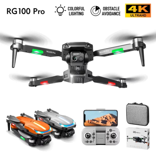 Skyflier RG100 Pro 4K Drone with 4K Camera Drones for adults Obstacle Avoidance WiFi FPV Gesture Control Mini Drones Toys Gifts for Beginners Auto