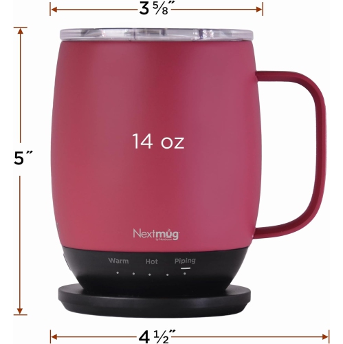 Tasse à café à température contrôlée et à chauffage automatique de Nextmug