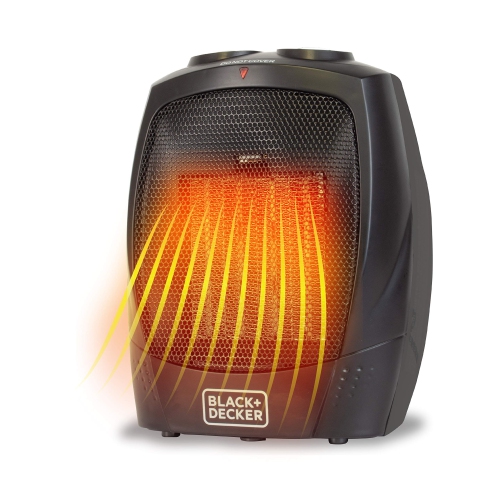 BLACKDECKER  Black+Decker Personal Ceramic Heater, Black