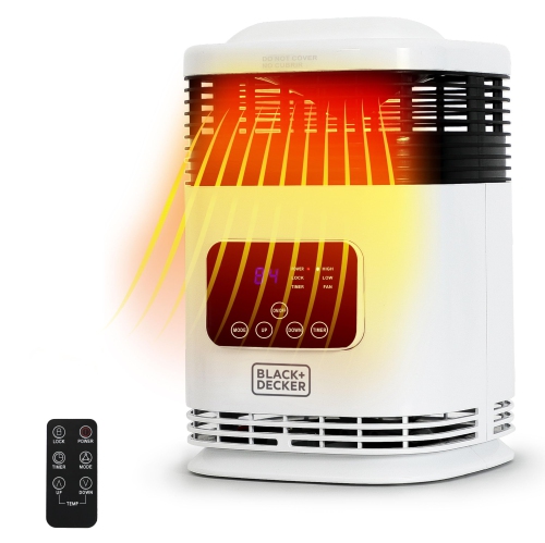 BLACKDECKER  Black+Decker 360°Surround Heater – Digital Display