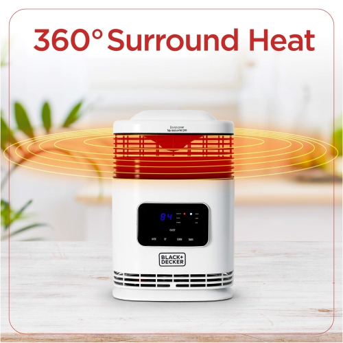 BLACK+DECKER 360°Surround Heater – Digital Display