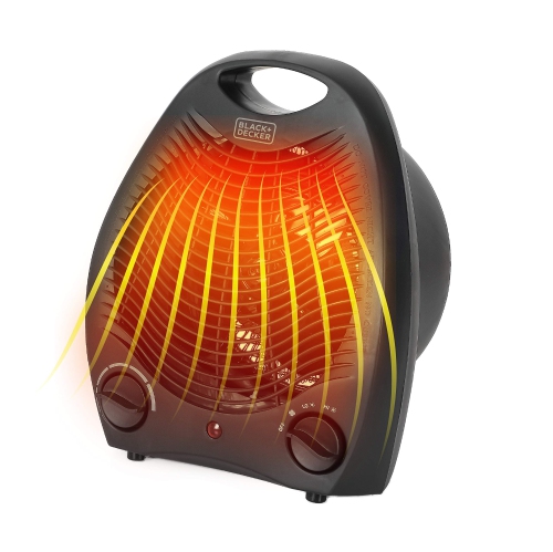 BLACK+DECKER Personal Desktop Heater,Black