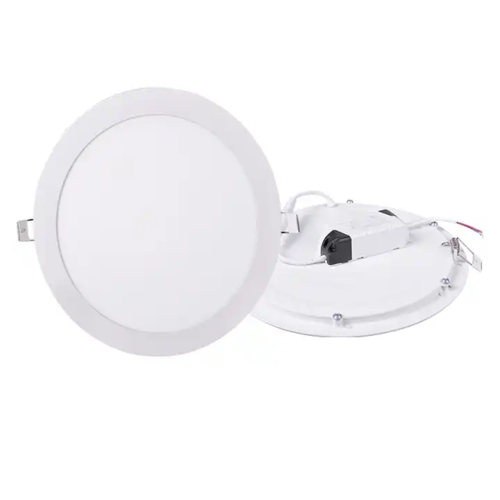 Ultra thin round panel light 6 inch, CCT 6000K Cool white color