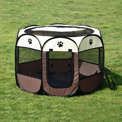 axGear Portable Dog Playpen Foldable Pet Playpen Camping Tent for Dogs Cats