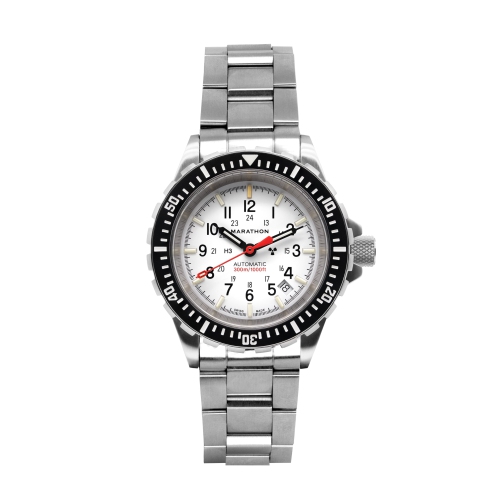 MARATHON – Arctic Edition Grand Diver's Automatic avec bracelet en acier inoxydable et fermoir 41&nbsp;mm Duvdevan