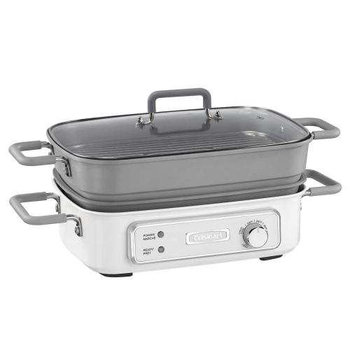 CUISINART  Stack5 Multifunctional Grill With Glass Lid My whole family enjoy grilling together and this is best one we added i cooked some chicken and vegetables they cooked so well