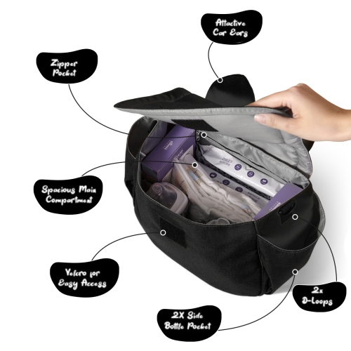 Sunveno Universal Stroller Organizer with Shoulder Strap