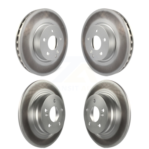 GENIUS  Front Rear Coated Brake Rotors Kit for Mercedes-Benz C300 With 322MM Diameter Rotor Kg-101738