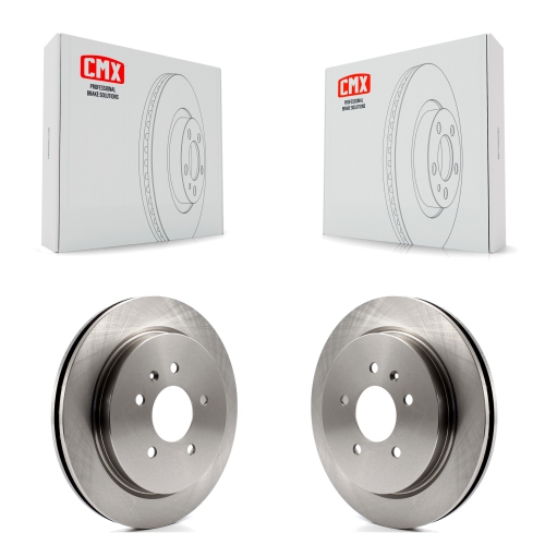 Rear Disc Brake Rotors Pair For Cadillac CTS STS Seville K8-100580