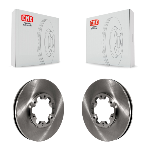 CMX  Front Disc Brake Rotors Pair for Nissan Xterra Frontier Pathfinder Infiniti Qx4 K8-100290