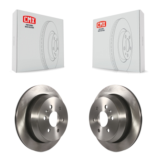 CMX  Rear Disc Brake Rotors Pair for 2015-2020 Chevrolet Colorado Gmc Canyon K8-100621