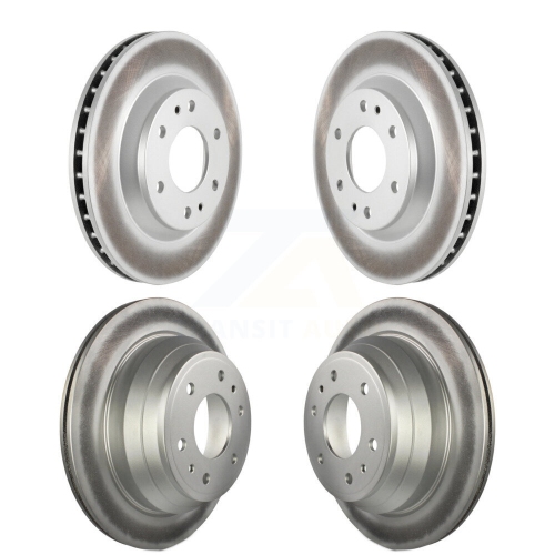 Front Rear Coated Brake Rotors Kit For GMC Envoy Chevrolet Trailblazer Oldsmobile Bravada KG-100707