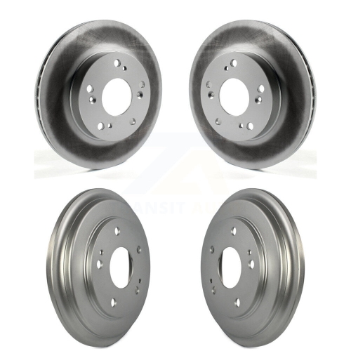 GENIUS  Front Rear Disc Brake Rotors Drums Kit for Honda Civic Kg-101427
