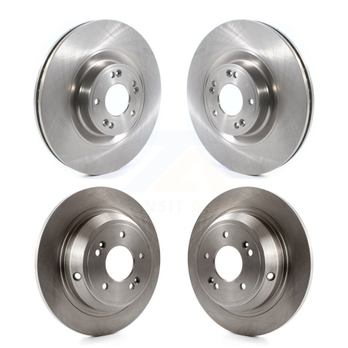 Front Rear Disc Brake Rotors Kit For Hyundai Genesis G80 Kia K900 K8