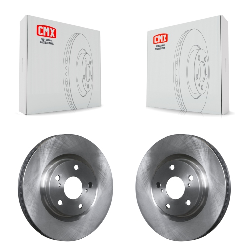 CMX  Front Brake Rotor Pair for Toyota Rav4 Camry Matrix Lexus Es350 Pontiac Vibe Scion Corolla K8-100423