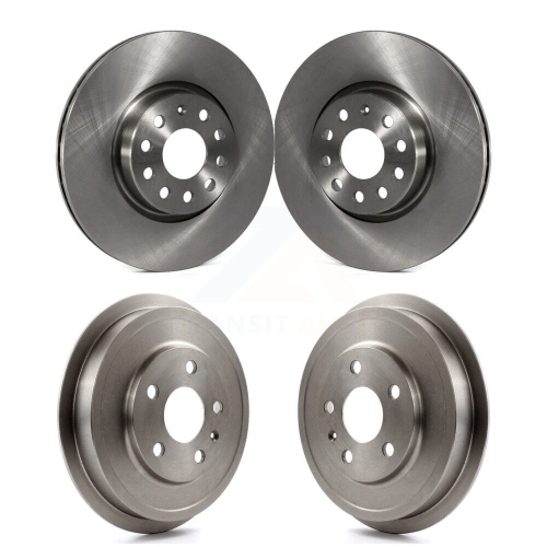 Front Rear Disc Brake Rotor Drum Kit For Volkswagen Jetta Beetle With