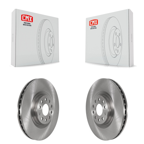 CMX  Front Brake Rotor Pair for Volkswagen Tiguan Jetta Audi Q3 Gti Golf R A3 Quattro Arteon S3 K8-101757