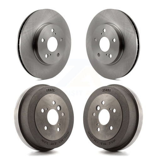 CMX  Front Rear Brake Rotors Drum Kit for 2005 Toyota Camry Se Xle Vehicles Manufactured In Usa K8-101992
