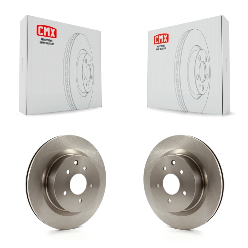 Rear Disc Brake Rotors Pair For Nissan 350Z INFINITI G35 With Brembo Brakes K8-100801