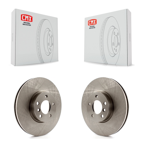 CMX  Front Disc Brake Rotors Pair for Bmw X5 X6 K8-100455