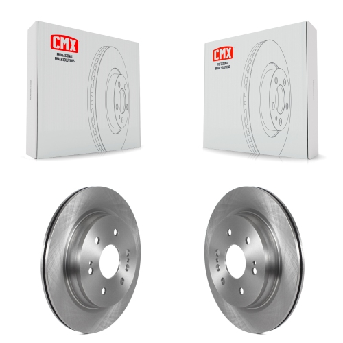 CMX  Rear Brake Rotors Pair for Gmc Chevrolet Silverado 1500 Sierra Limited Yukon Tahoe Xl Ltd K8-101779