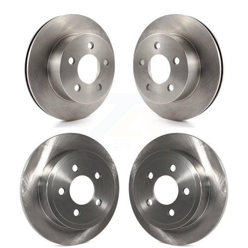 CMX  Front Rear Disc Brake Rotors Kit for 2003-2006 Jeep Wrangler Tj Rear Brakes K8-101176