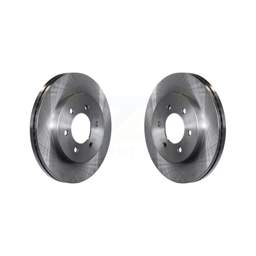 Image 1 of 8.. Front Disc Brake Rotors Pair For Ford F-150 Lincoln Mark LT With 6 Lug Wheels 4WD K8-100162