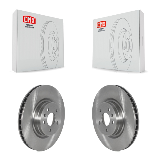 CMX  Front Disc Brake Rotors Pair for Tesla S X K8-102380