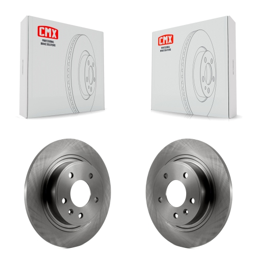 CMX  Rear Brake Rotors Pair for Chevrolet Cruze Buick Verano Orlando Volt Cadillac Elr Cascada K8-100618