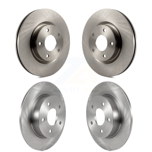 Front Rear Disc Brake Rotors Kit For 2019-2023 Nissan Altima With Electric Parking K8-102271