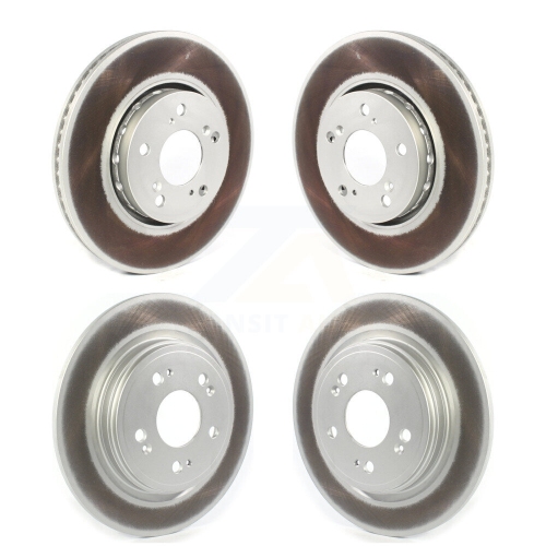 Front Rear Coated Disc Brake Rotors Kit For Acura RLX KG-101389