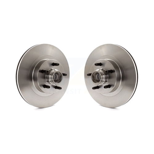Image 1 of 8.. Front Disc Brake Rotors And Hub Assembly Pair For Ford Explorer Sport Trac RWD K8-100034