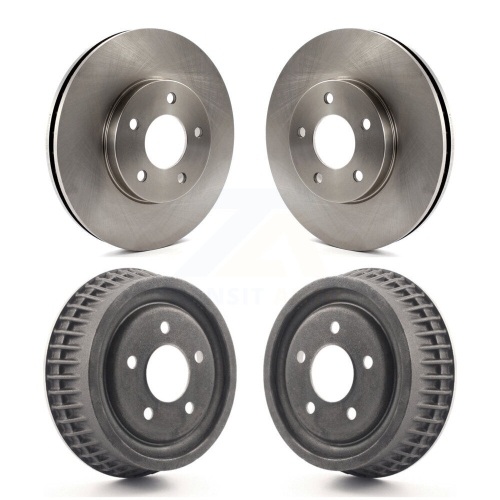 CMX  Front Rear Brake Rotor Drum Kit for 2002-2004 Pontiac Montana Chevrolet Venture Oldsmobile K8-102135