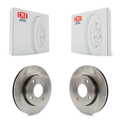 CMX  Front Disc Brake Rotors Pair for 2009-2011 Nissan Versa 1.6L K8-100496