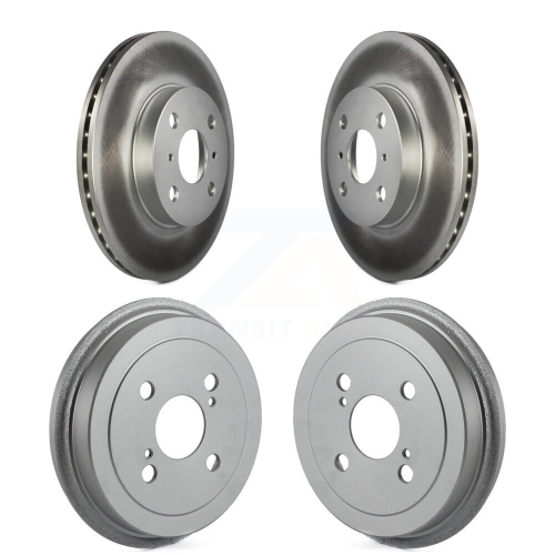 Front Rear Disc Brake Rotors Drums Kit For Toyota Echo KG-101456