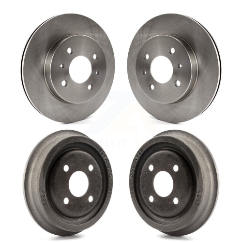 CMX  Front Rear Disc Brake Rotors Drums Kit for Saturn Sl1 Sc1 Sl2 Sc2 Sl Sw2 Sw1 Sc K8-101988