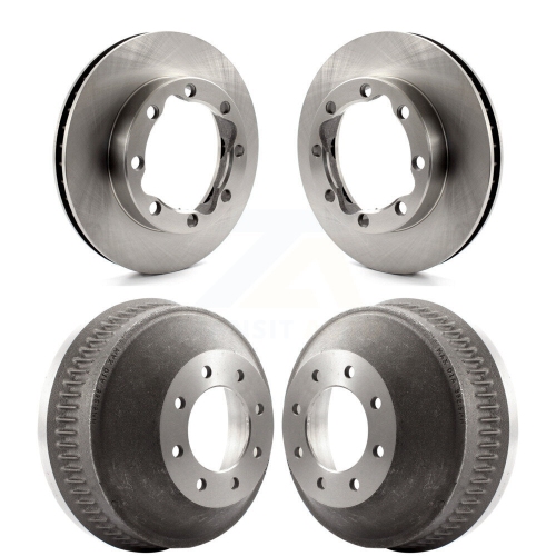 CMX  Front Rear Disc Brake Rotors Drums Kit for Gmc K2500 Chevrolet K3500 Suburban K8-101967