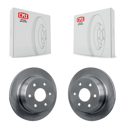 CMX  Rear Brake Rotor Pair for Chevrolet Gmc Silverado 1500 Sierra 2500 HD Classic Astro Safari K8-100571