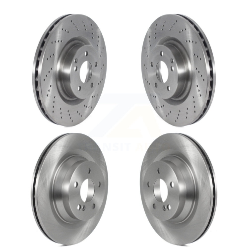 CMX  Front Rear Disc Brake Rotors Kit for Mercedes-Benz E550 With 320MM Diameter Rotor K8-102289