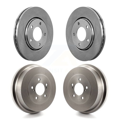 CMX  Front Rear Brake Rotors Drums Kit for Dodge Caravan Grand Chrysler Town & Country Voyager K8-101961