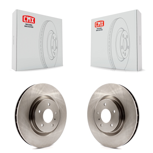 Front Disc Brake Rotors Pair For Nissan 350Z INFINITI G35 With Brembo Brakes K8-100374